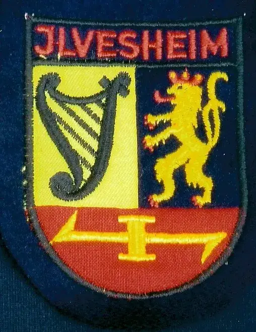 Das Ärmelabzeichen der Feuerwehr Ilvesheim
