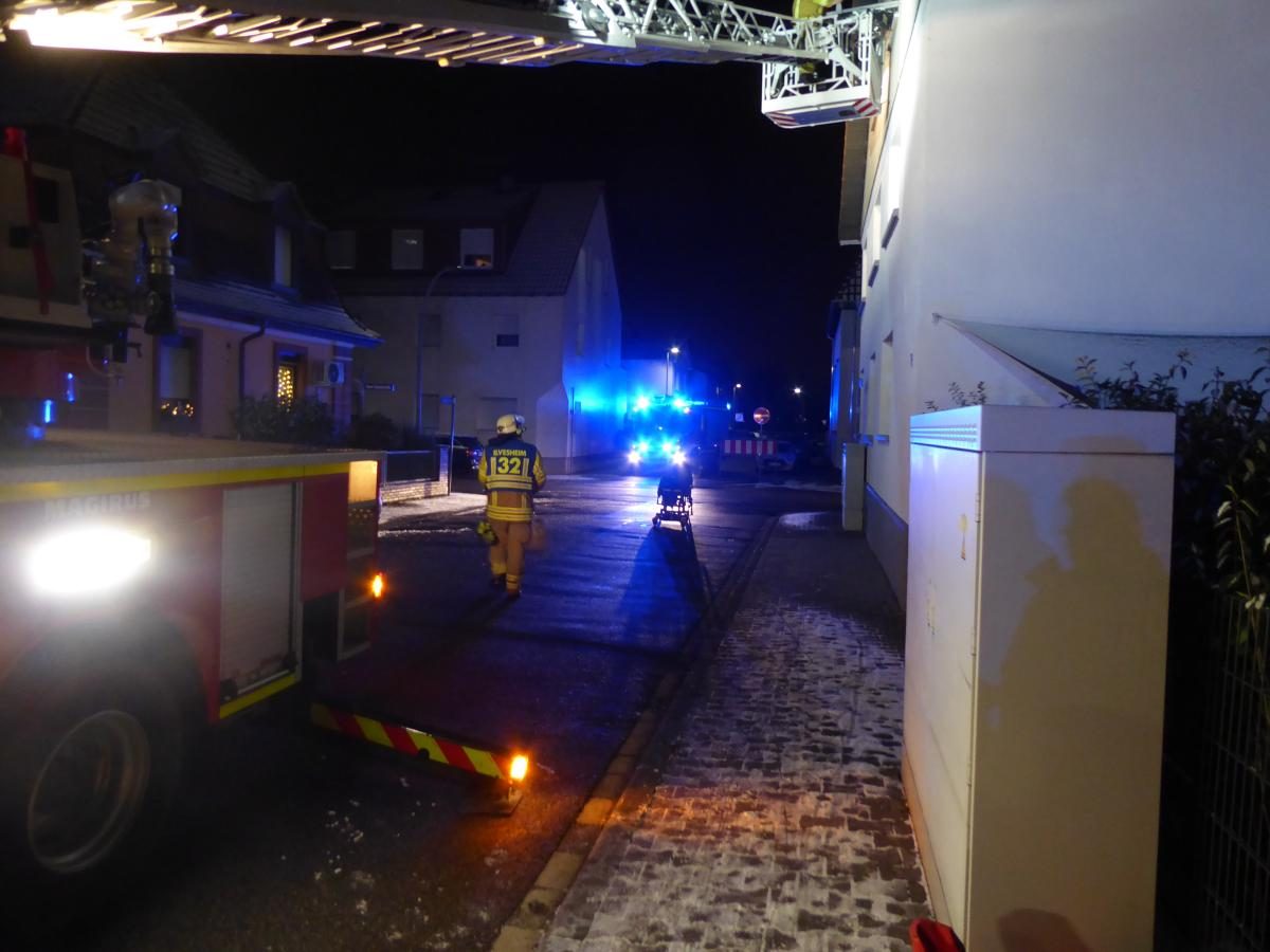 Einsatzfoto der Feuerwehr Ilvesheim